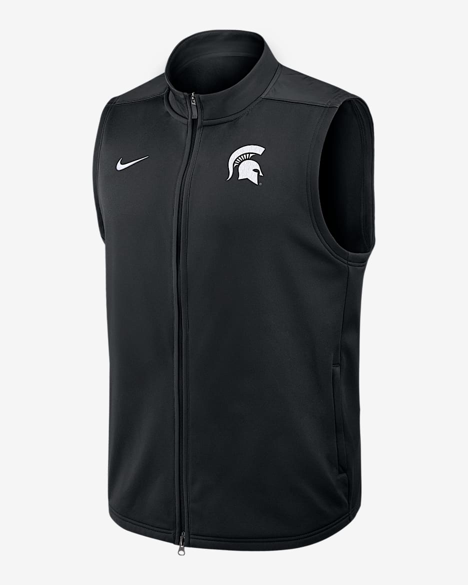 メンズウェア nike archive vest msize Michigan State Victory Men's Nike Therma-FIT College Full